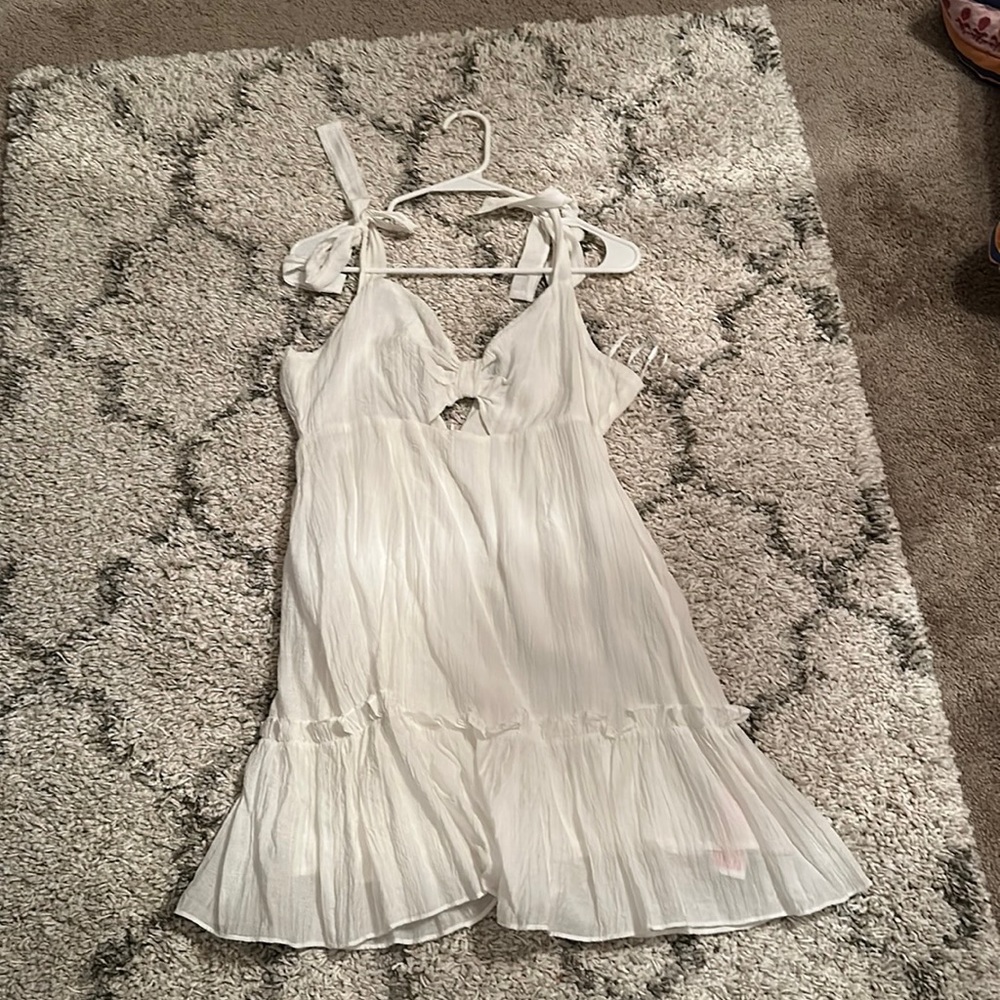 White sun dress